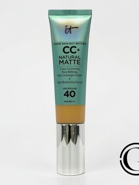 It Cosmetics Your Skin But Better CC Natural Matte Full Coverage SPF40 Med Tan